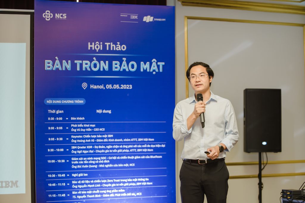 Ông Hoàng Anh Vũ - Giám đốc Kinh doanh, nhóm ATTT, IBM Việt Nam